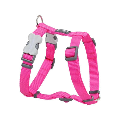 Dog Harness Plain Hot Pink