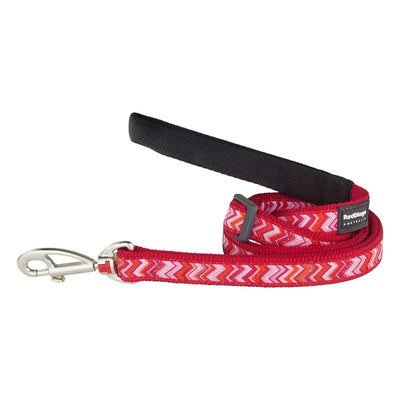 Dog Lead Adjustable Pizzazz Red
