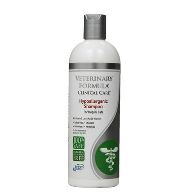 Veterinary Formula Clinical Care Hypoallergenic Shampoo for Dogs and Cats -16 oz.